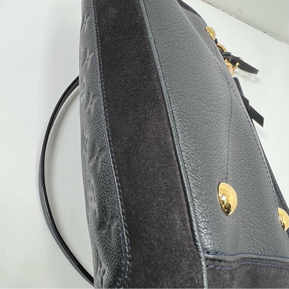 Louis Vuitton Audacieuse Hobo PM Brown Leather Suede Monogram Empreinte - Picture 6 of 10